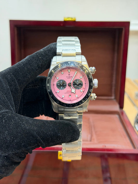 TUD0R BLACK BAY CHRONO PINK 41MM