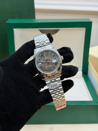 QS FACTORY 41 MM WIMBLEDON DATEJUST