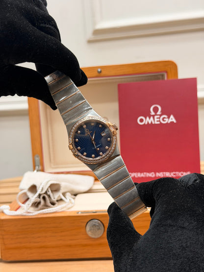 0MEGA CONSTELLATION ICED OUT WATCH