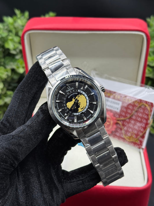 0MEGA Seamaster WorldTime Edition