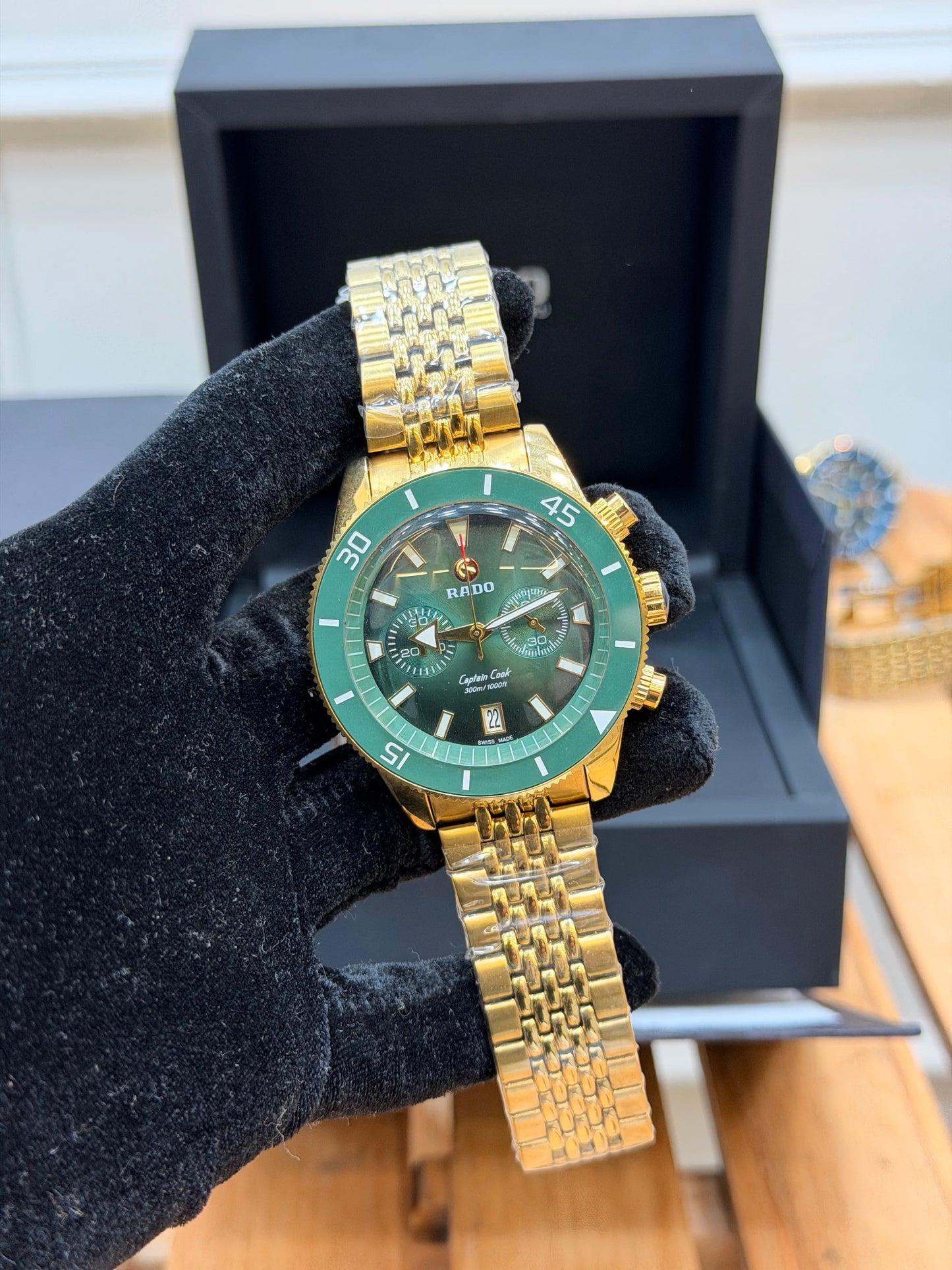 RAD0 CAPTAIN COOK CHRONOGRAPH WATCH