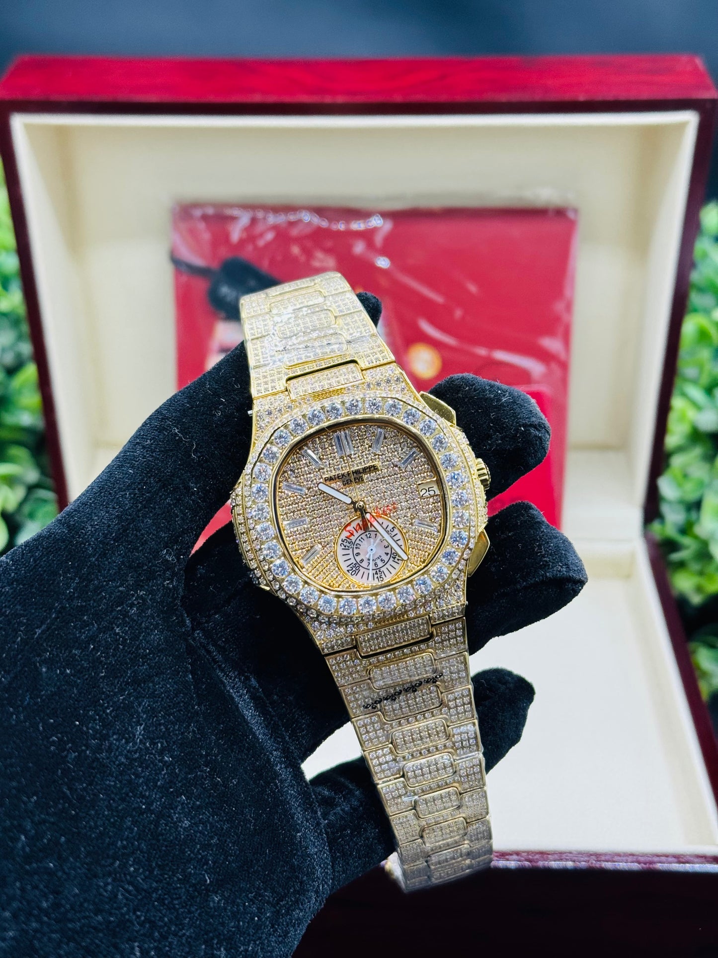 PP FULL ICED QUARTZ WATCH