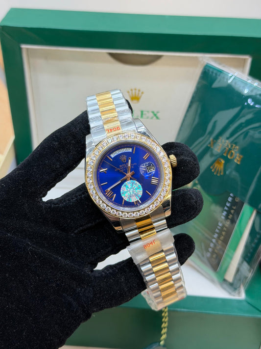 YZ FACTORY DATE JUST ICED BEZEL