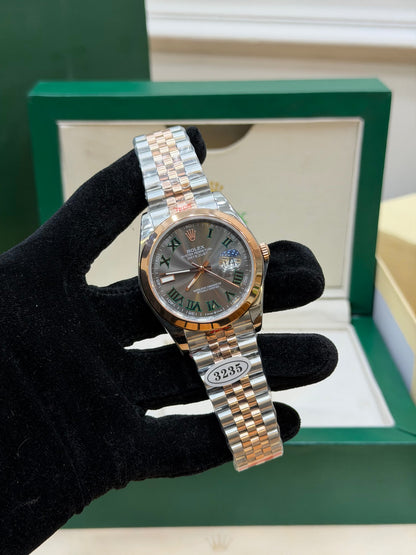 QS FACTORY 41 MM WIMBLEDON DATEJUST