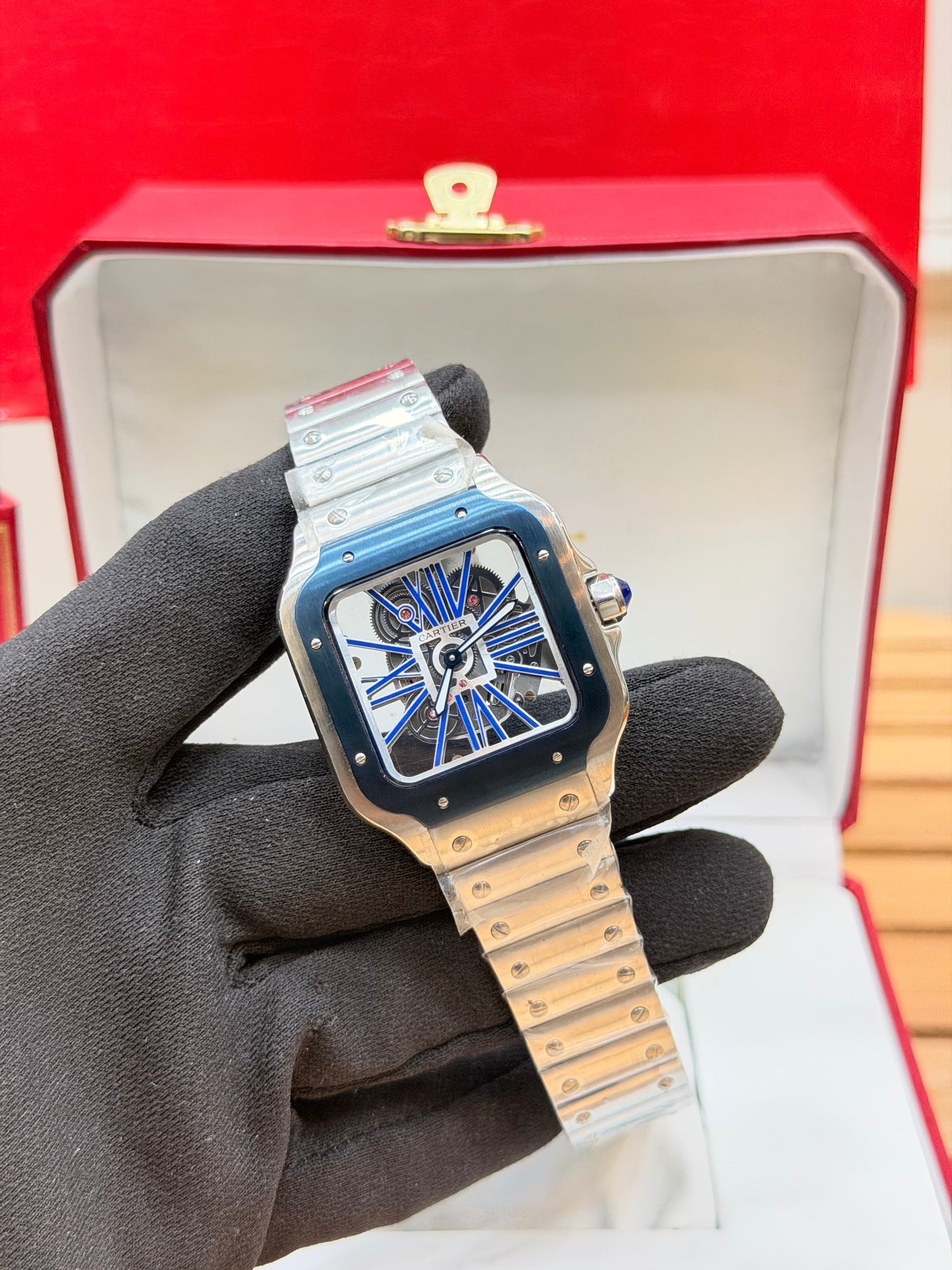 Cartier Santos Skeleton Edition