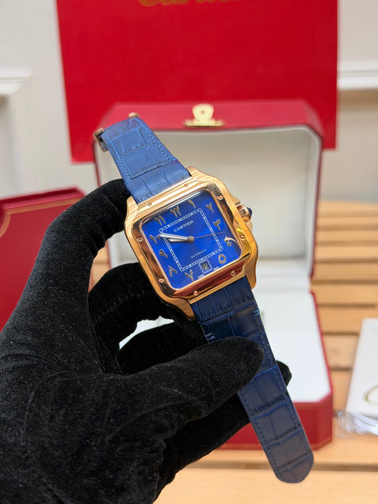 Dumont Santos Superslim Strap Watch