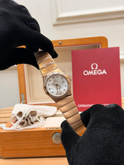 0MEGA CONSTELLATION ICED OUT WATCH