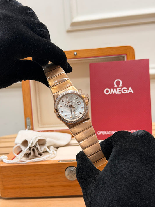0MEGA CONSTELLATION ICED OUT WATCH