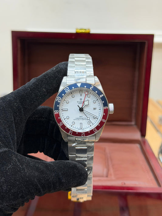 TUD0R BLACK BAY GMT PEPSI 41MM
