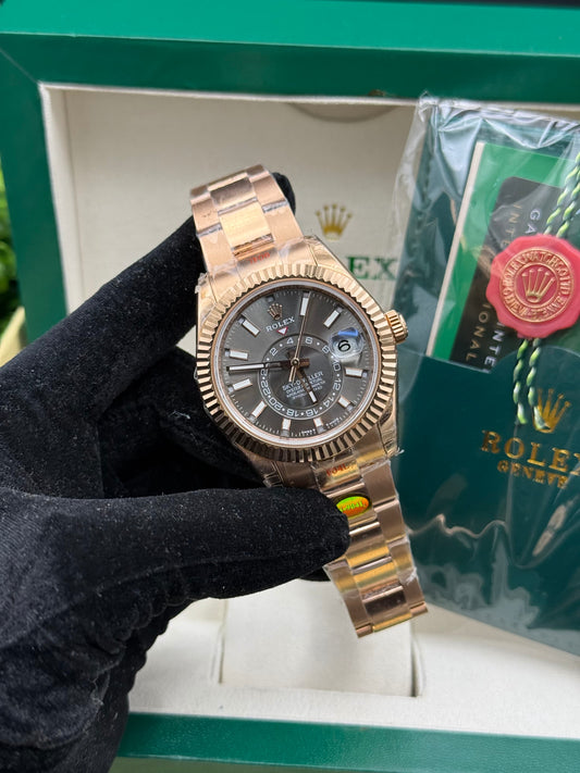 EW FACTORY SKY DWELLER ROSE GOLD