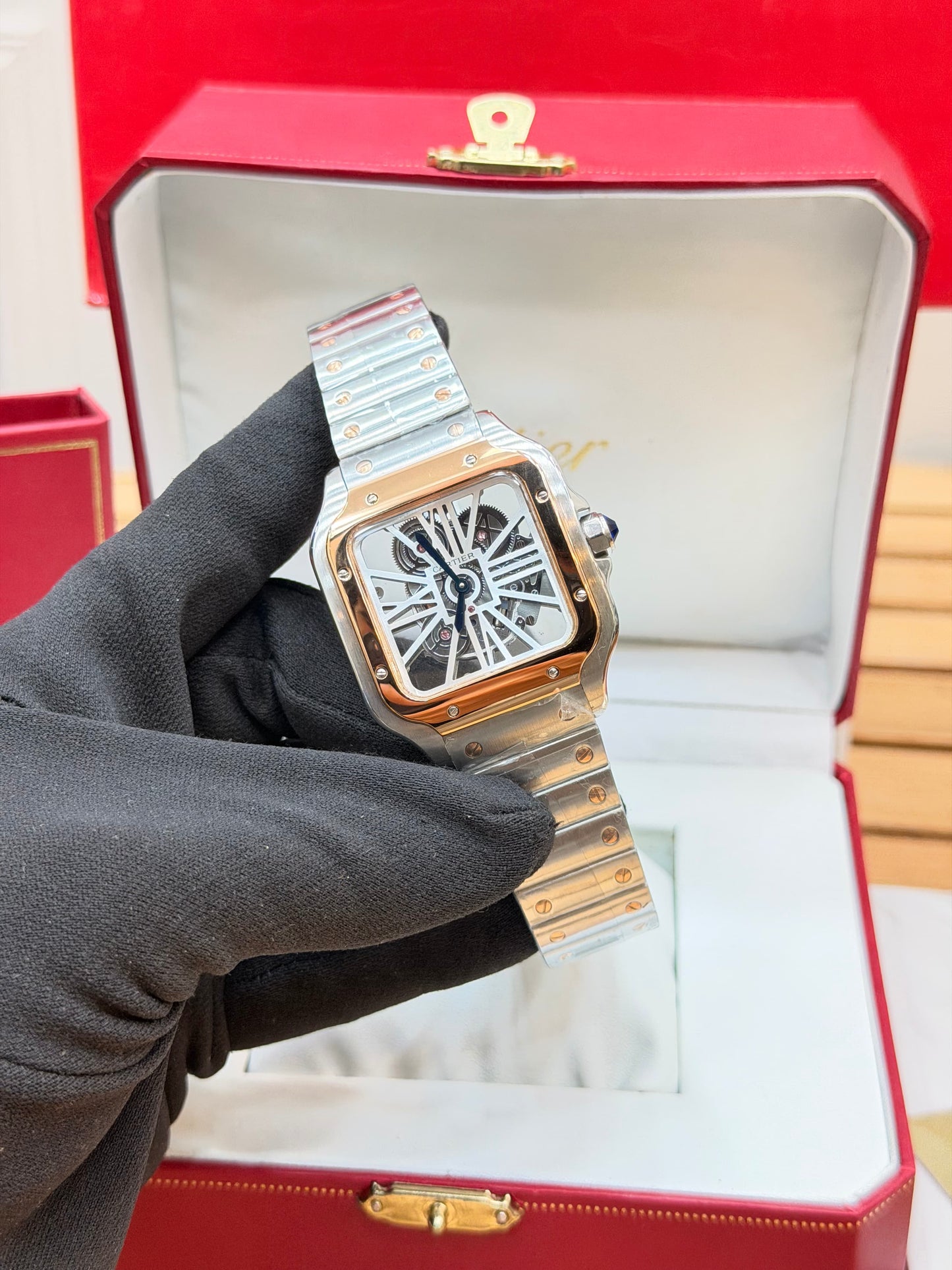 Cartier Santos Skeleton Edition