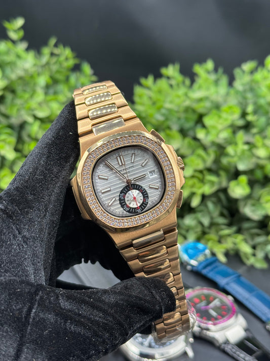 Patek Icedout Face Watch