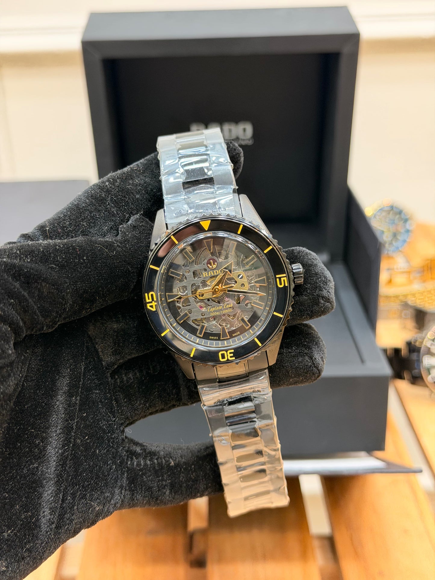 RAD0 CAPTAIN COOK SKELETON WATCH