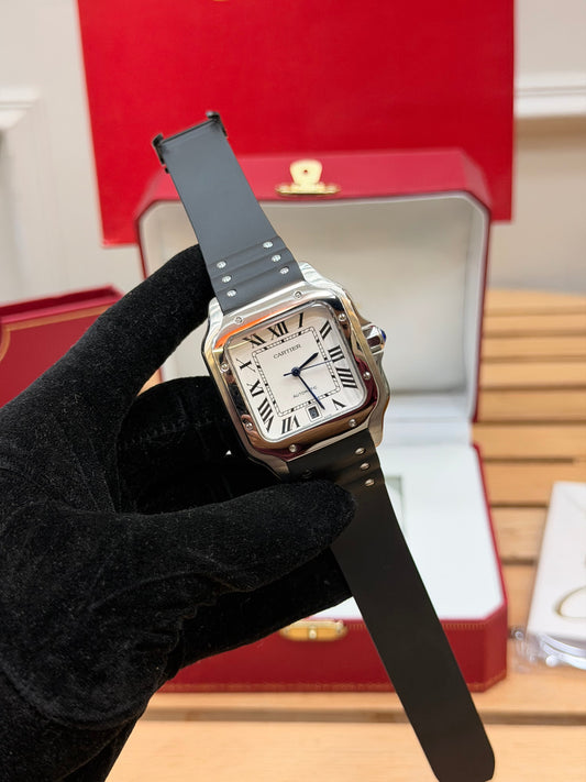 Dumont Santos Superslim Strap Watch