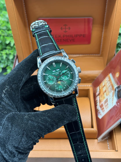 PP 7 FEATURES ICED BEZEL WATCH