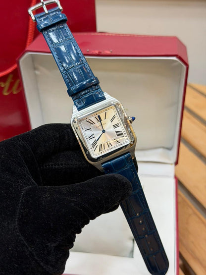 Dumont Santos Superslim Strap Watch