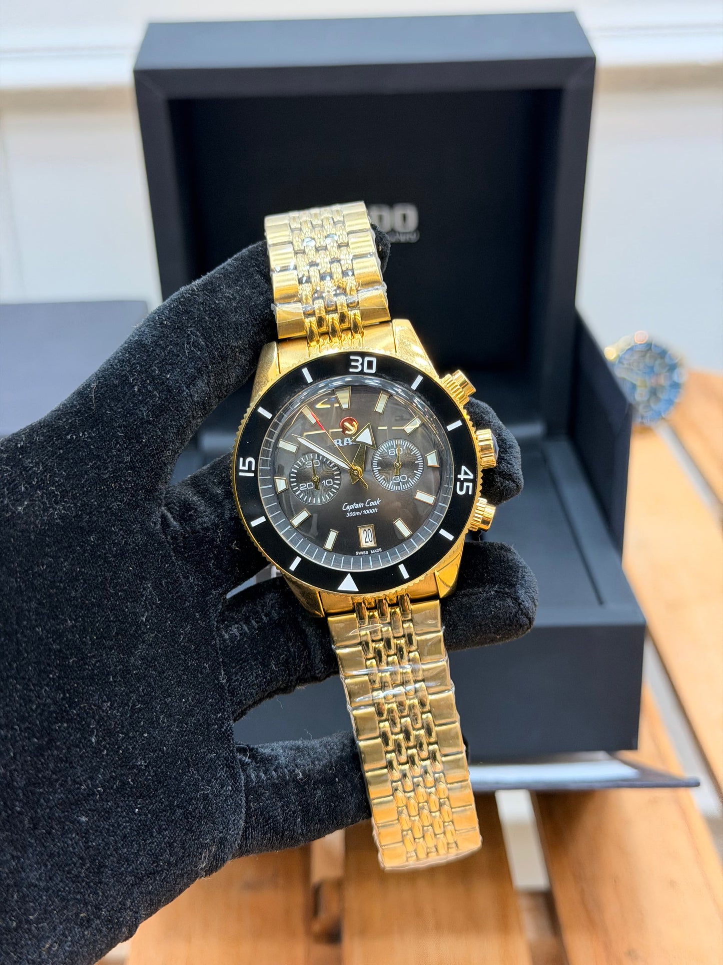RAD0 CAPTAIN COOK CHRONOGRAPH WATCH