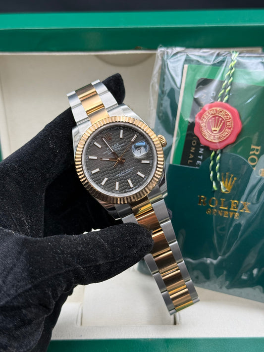 EW FACTORY DATE JUST TWO TONE 41MM