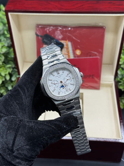 PP MOON FACE ICED BEZEL AUTOMATIC MACHINE