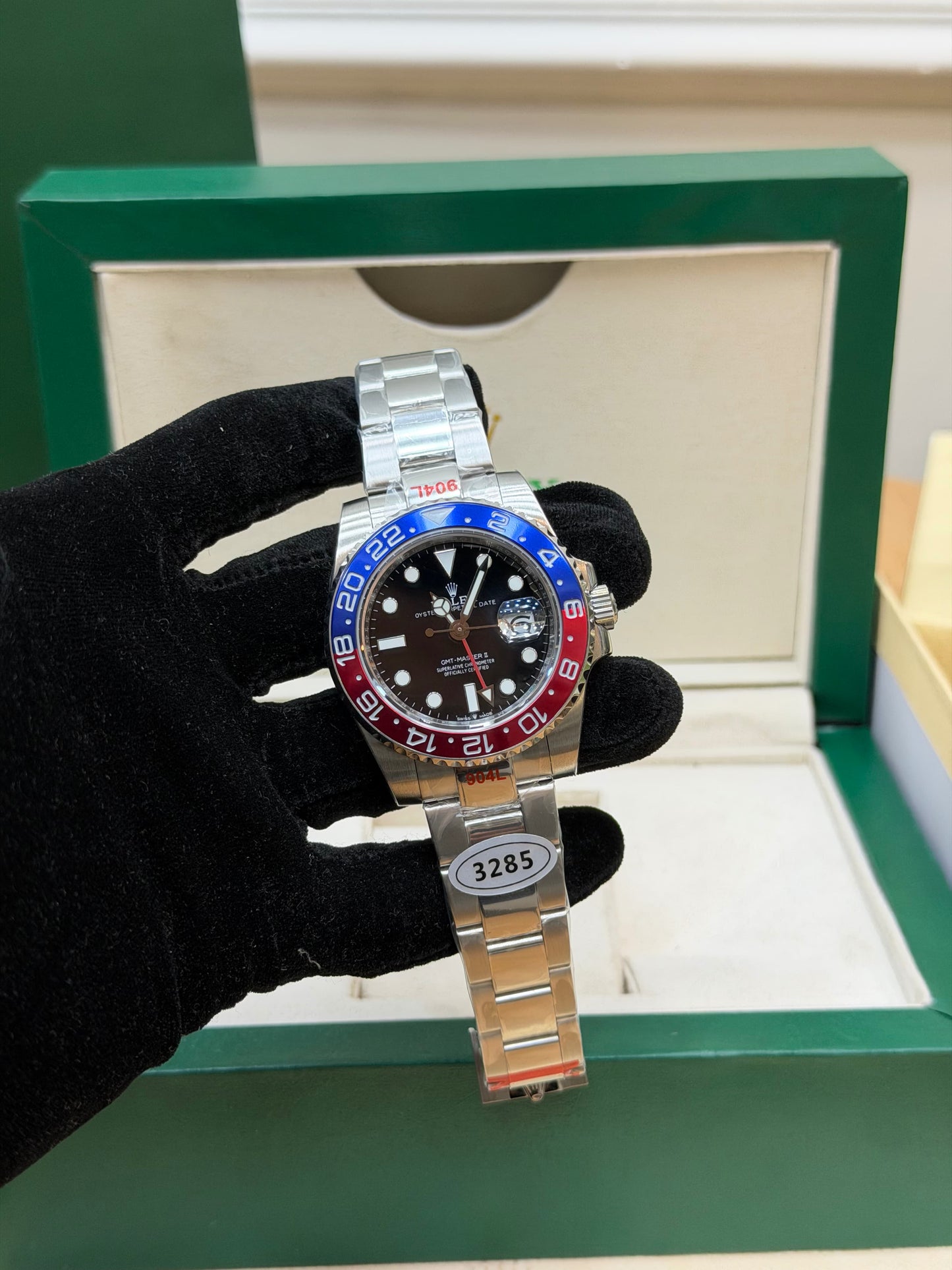 QS FACTORY 41 MM GMT PEPSI