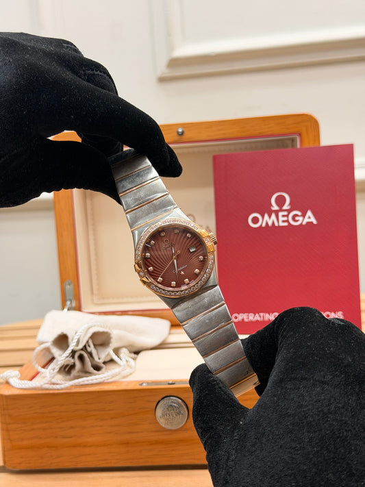 0MEGA CONSTELLATION ICED OUT WATCH