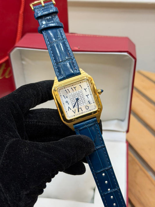 Dumont Santos Superslim Strap Watch